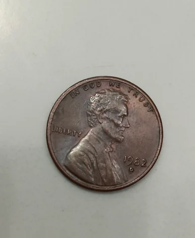US one cent 1982 D
