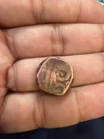 ancient Indian copper coin