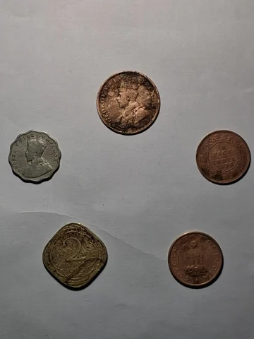 British India rare coins Anna