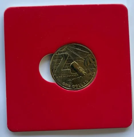 2021 $1 One Dollar - Commemorative Coin - Letter Z ( UNC) — photo 2 of 4