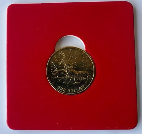 2021 $1 One Dollar - Commemorative Coin - Letter Y ( UNC) — photo 2 of 2