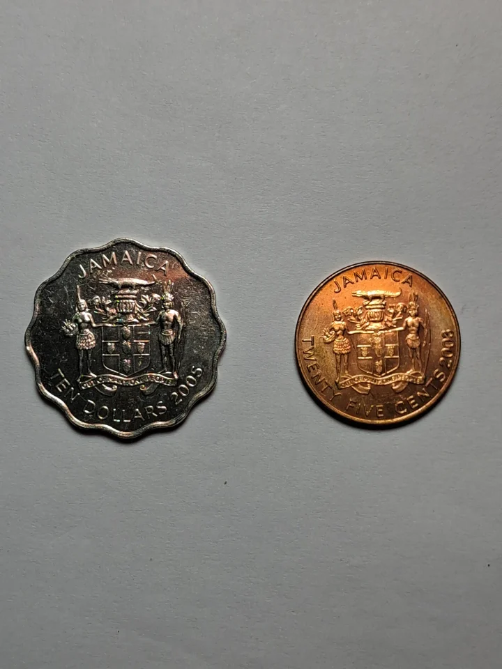 1951 Jamica old rare coins set of 2 — सिक्का, फ़ोटो 1/2