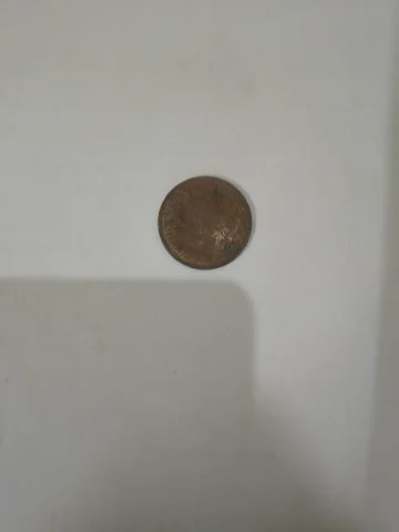 1929 1 quater indian coin — photo 2 of 2
