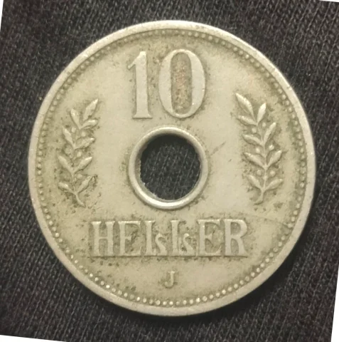 1909 German East Africa 10 Heller coin — फ़ोटो 2/2