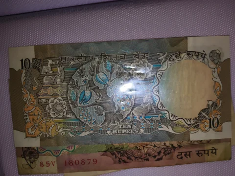 You know 1980 ka Bhartiya Bank ka Hai jis per Hiran bhi banaa hue Hain do — banknote, photo 2 of 2