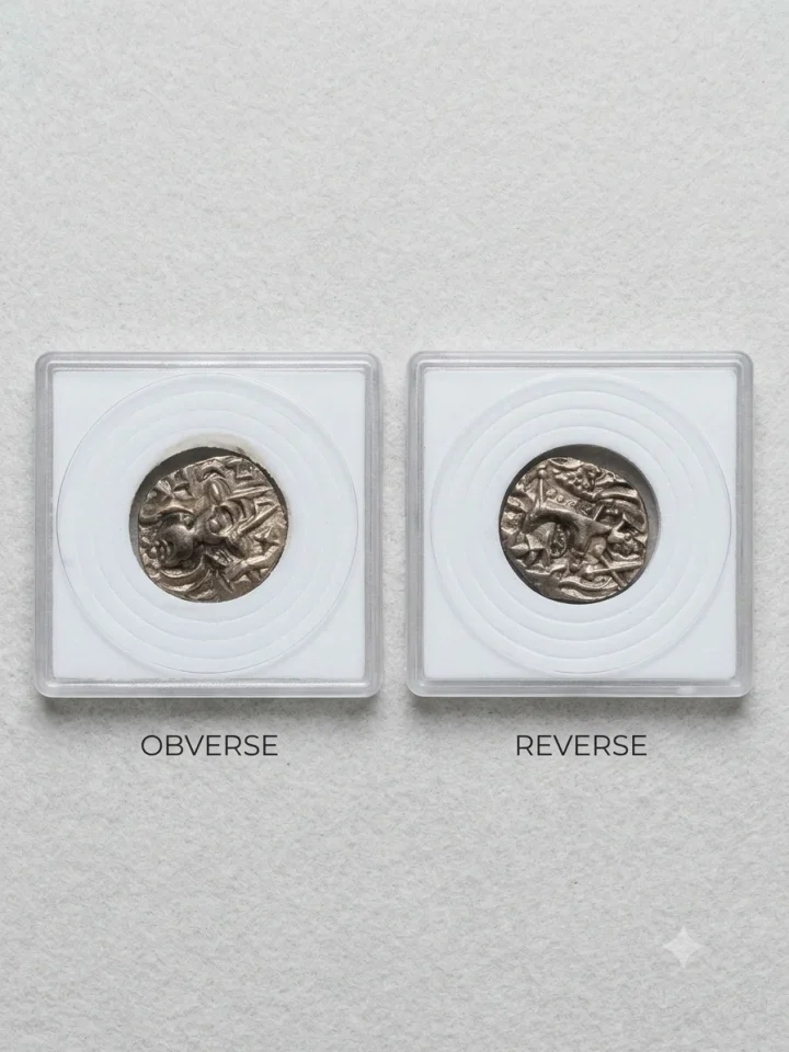 Post-Gupta, Karkotas of Kashmir, Pratapaditya, Based Gold Dinar, — photo 1 of 3