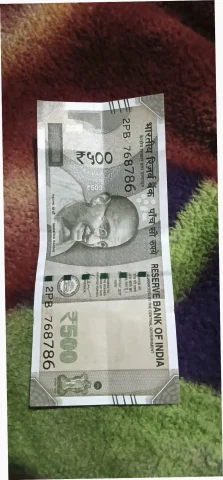 2021 500 rupees not 786