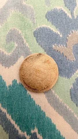 1888 one ruppe coin Victoria empress