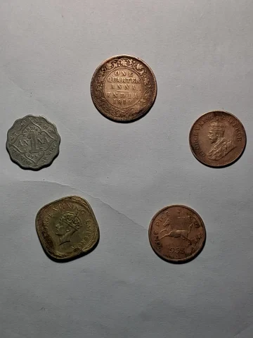 1912 British India rare coins Anna — सिक्का, फ़ोटो 2/2