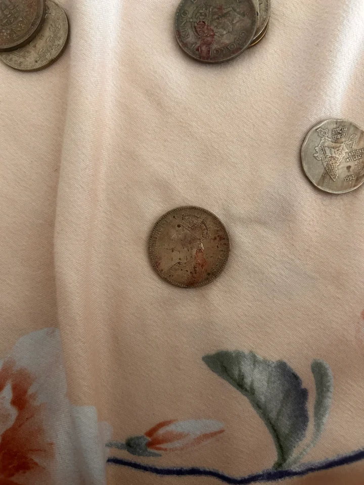 1891 one rupee coin — photo 1 of 2