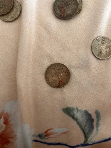 1891 one rupee coin