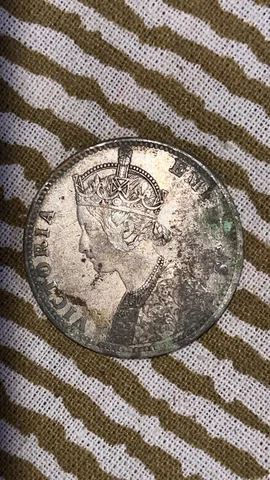 1900 one rupees victoria silver 11.9gm