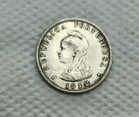 1912 Portuguese India 1 Rupia — coin, photo 2 of 2
