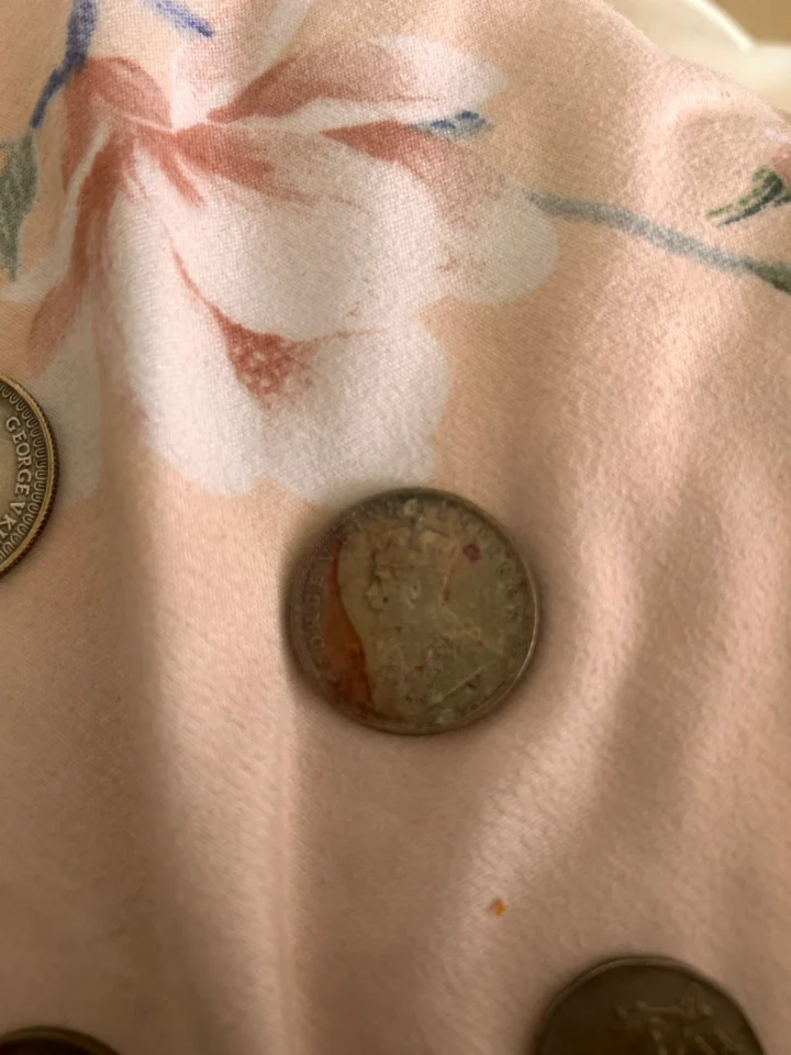 1918 one rupee coin george v king — photo 1 of 2