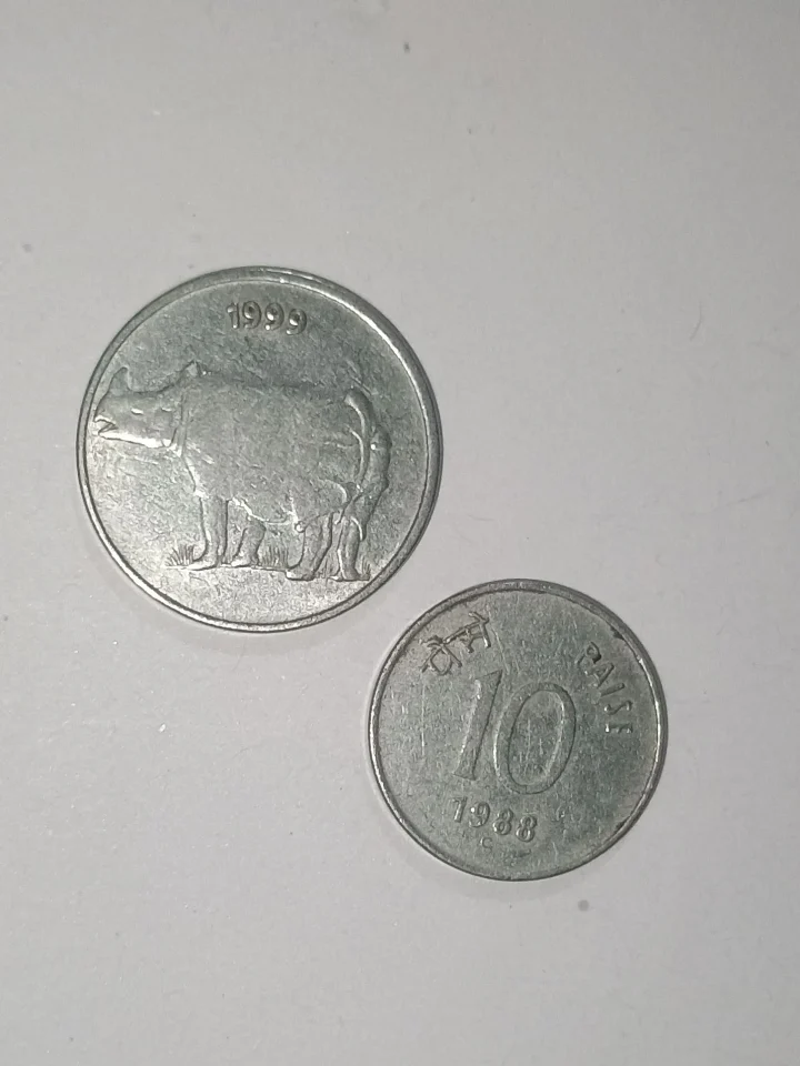 1988 and 1991 Year 10₹ paisa — coin, photo 1 of 2
