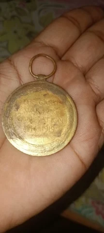 The great warrior civil station 1914/1919 — coin, photo 2 of 2
