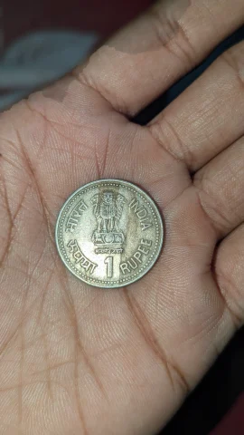 1990 Baba saheb ambedkar one rupee centenary rare coin — photo 2 of 2