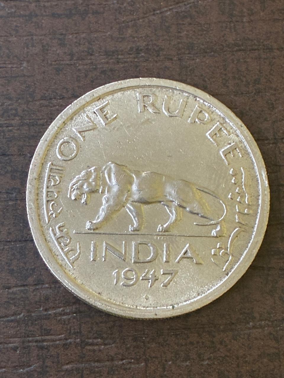 1947 British India One Rupee – George VI