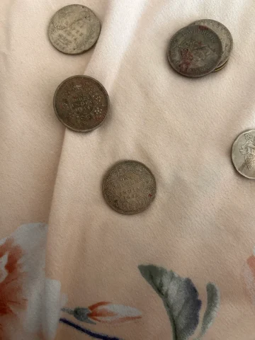 1891 one rupee coin — photo 2 of 2