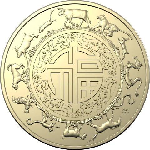 2021 $1 AUD Commemorative Coin - Year of the Ox