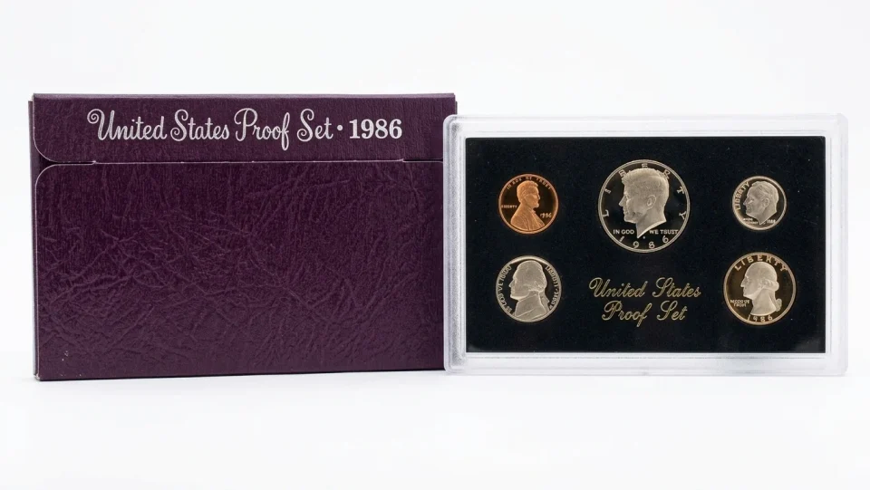 United states proof set 1986 — photo 1 of 2