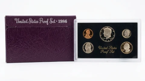 United states proof set 1986 — photo 1 of 2