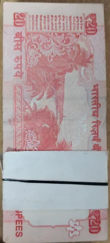 Rs.20 Note bundle