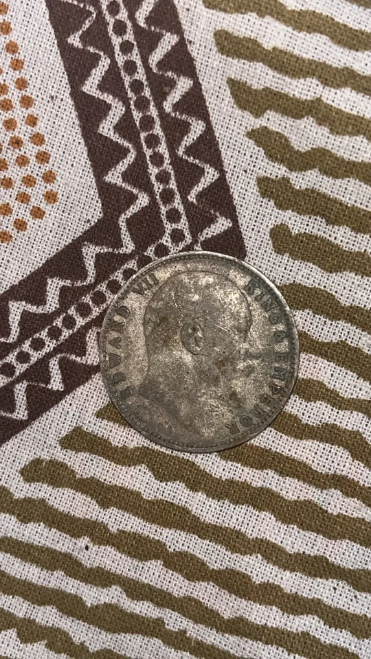 1903 one rupees Eward VII silver 12 gm